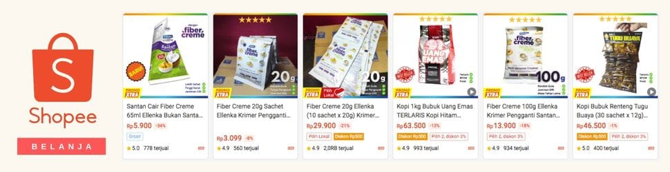 Shopee Toko Kopih - via Bandaspices