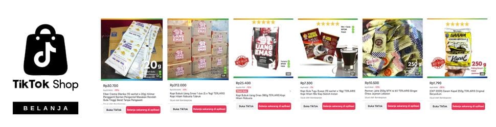 TikTok Shop Toko Kopih - via Bandaspices
