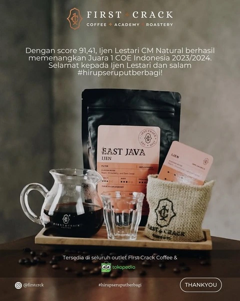 Kopi Ijen Juara Cupping 2024 - First Crack